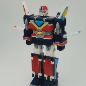 3D-printed Flashman Flash King in combined robot form