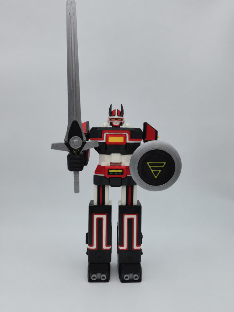 Bio Robo robot with sword and shield