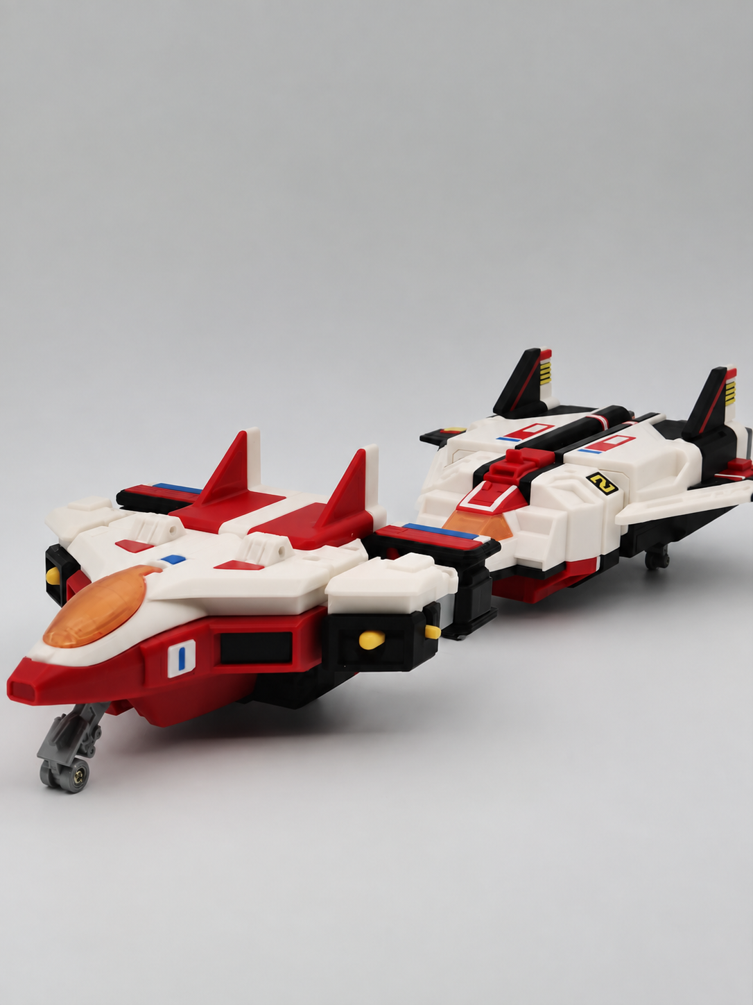 Bio Robo transforming jet components front view