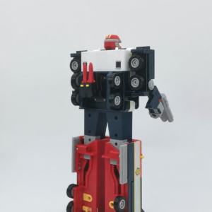 Galaxy Robo rear view showing wheels and transformation details