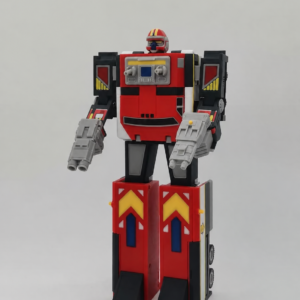 Galaxy Robo Maskman robot mode front view with weapons