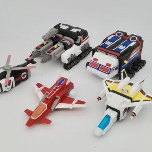 Maskman Great Five five component vehicles
