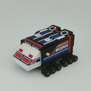 Maskman Great Five blue red and white truck component