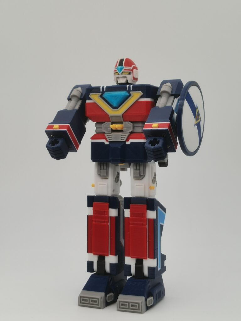 3D-printed Flash King robot with shield