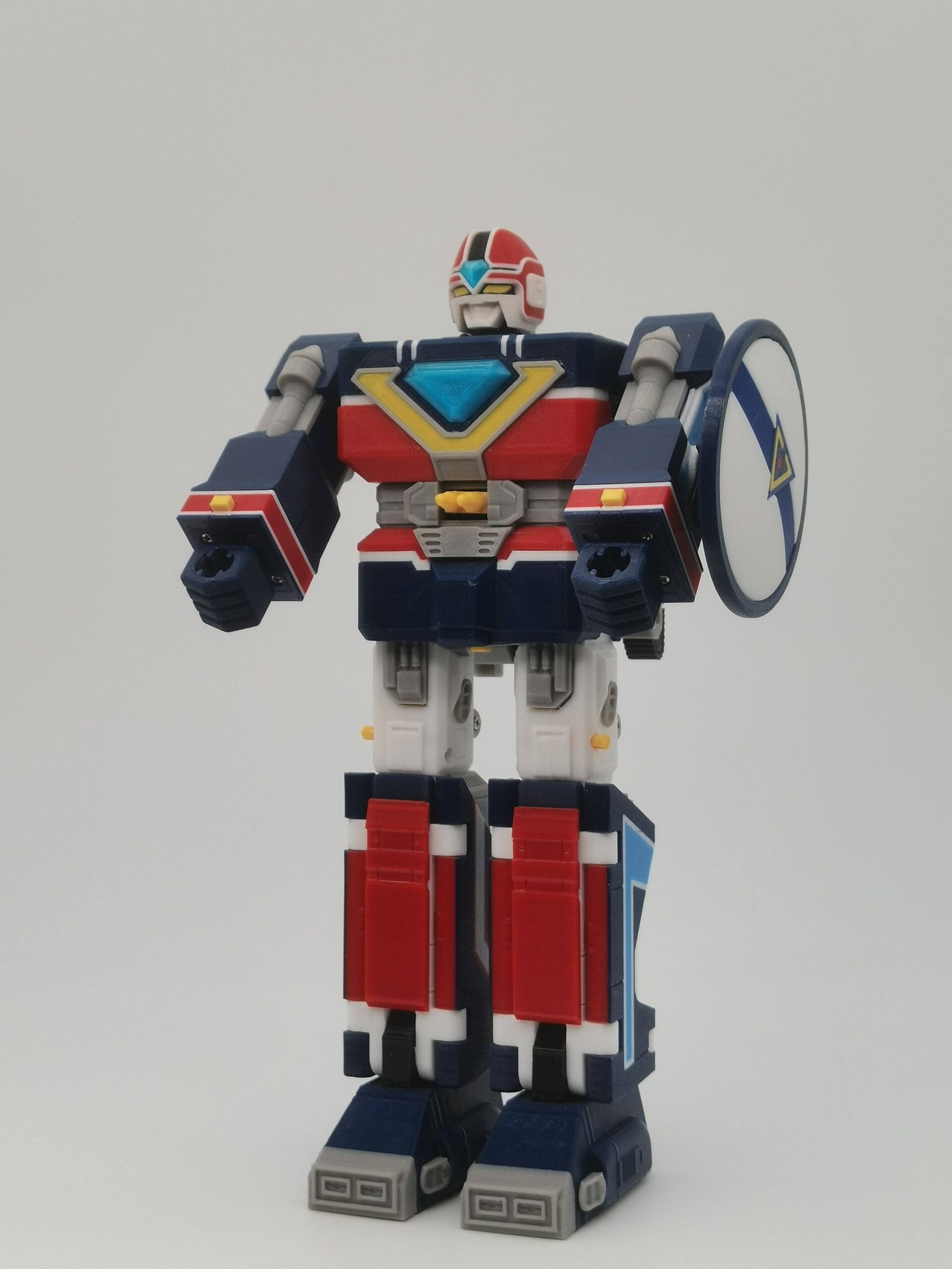 3D-printed Flash King robot with shield